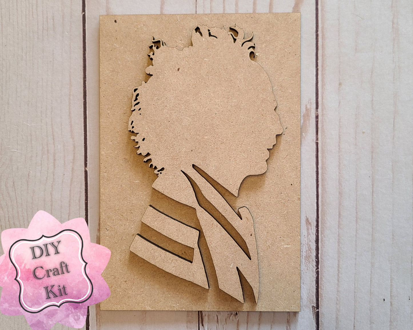 Juice Guy Silhouette Craft Kit #2569 Multiple Sizes Available - Unfinished Wood Cutout Shapes