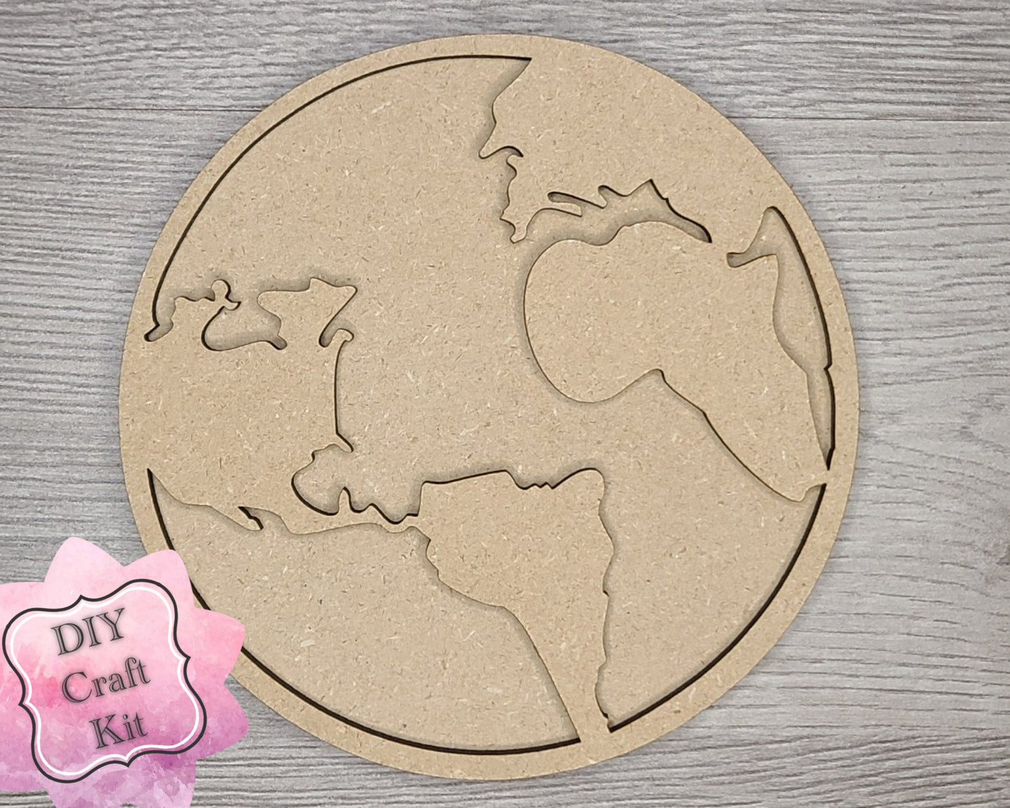 Welcome to our Classroom Interchangeable "Earth" DIY Paint kit #2983 - Unfinished Wood shape cutouts