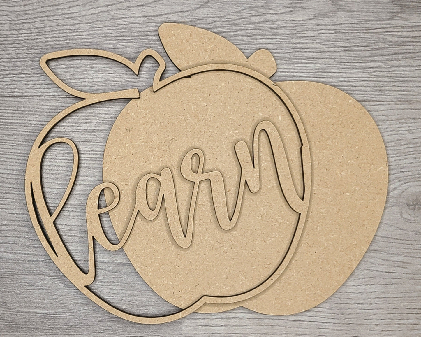 Welcome to our Classroom Interchangeable "Learn Apple" DIY Paint kit #2983 - Unfinished Wood shape cutouts