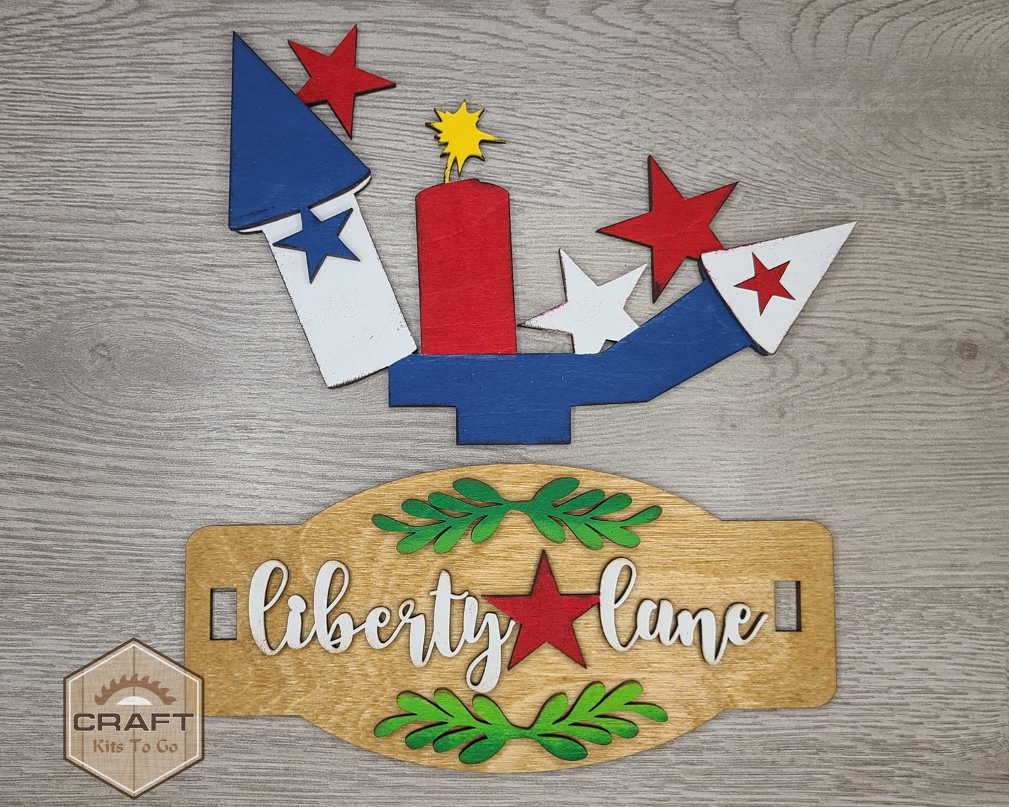 Interchangeable Truck | 4th of July Insert | #200004