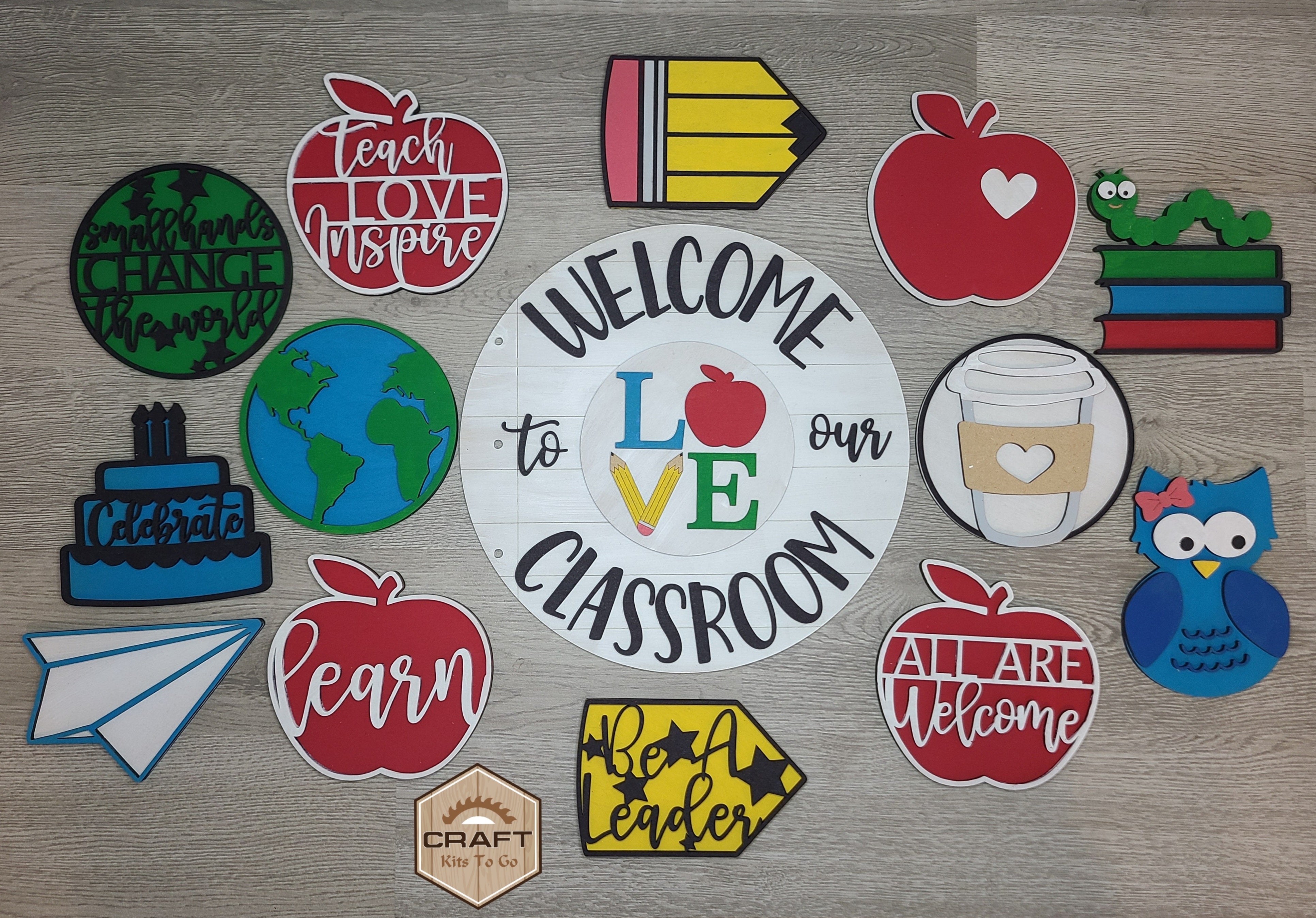 Interchangeable Classroom Sign – Craft Kits 2 Go