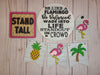 Flamingo Banner DIY Craft Kit #2545