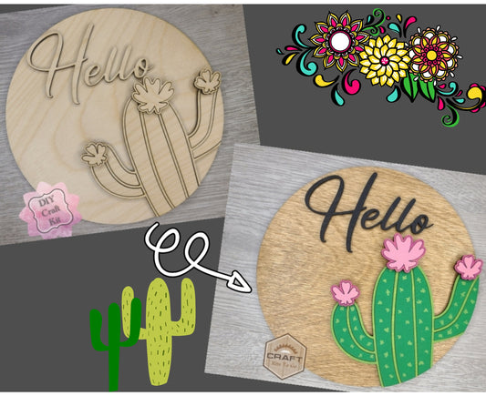 ** SHOW OVERSTOCK SALE ** 6 inch Hello Cactus | #2361