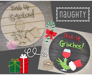 **SHOW OVERSTOCK SALE** 10 inch Drink Up Grinch's #3477
