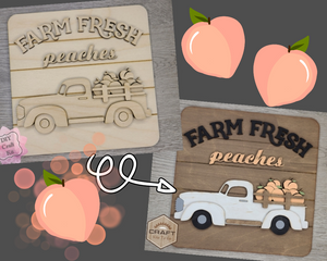 **SHOW OVERSTOCK SALE**  10 inch Farm Fresh Peaches #2678