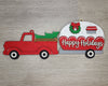 **SHOW OVERSTOCK SALE** 4 inch Christmas Truck Ornament #3677