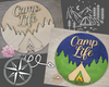Camp Life | Camping | Outdoors | Summer Decor | Summer Crafts | DIY Craft Kits | Paint Party Supplies | #3682