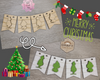 Grinch Bunting | Banner | Christmas Decor | Christmas Crafts | Holiday Crafts | DIY Craft Kits | Paint Party Supplies | #2830