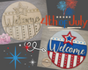 4th of July Welcome Sign | #3155