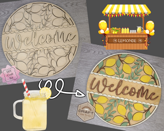 Welcome Lemonade Sign | #3744