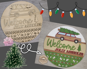 Christmas Vacation Sign | Christmas Decor | Christmas Crafts | Holiday Activities |  DIY Craft Kits | Paint Party Supplies | #3726