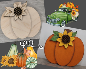 Pumpkin | Halloween Crafts | Fall Crafts | DIY Craft Kits | Paint Party Supplies | #3772