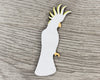 Cockatoo Bird cutouts wood blanks Animal cutouts zoo animals Flying birds, DIY #1346 - Multiple Sizes Available - Unfinished Cutout Shapes