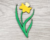 Daffodil flower garden mothers day DIY Paint kit color yourself #1359 - Multiple Sizes Available - Unfinished Cutout Shapes