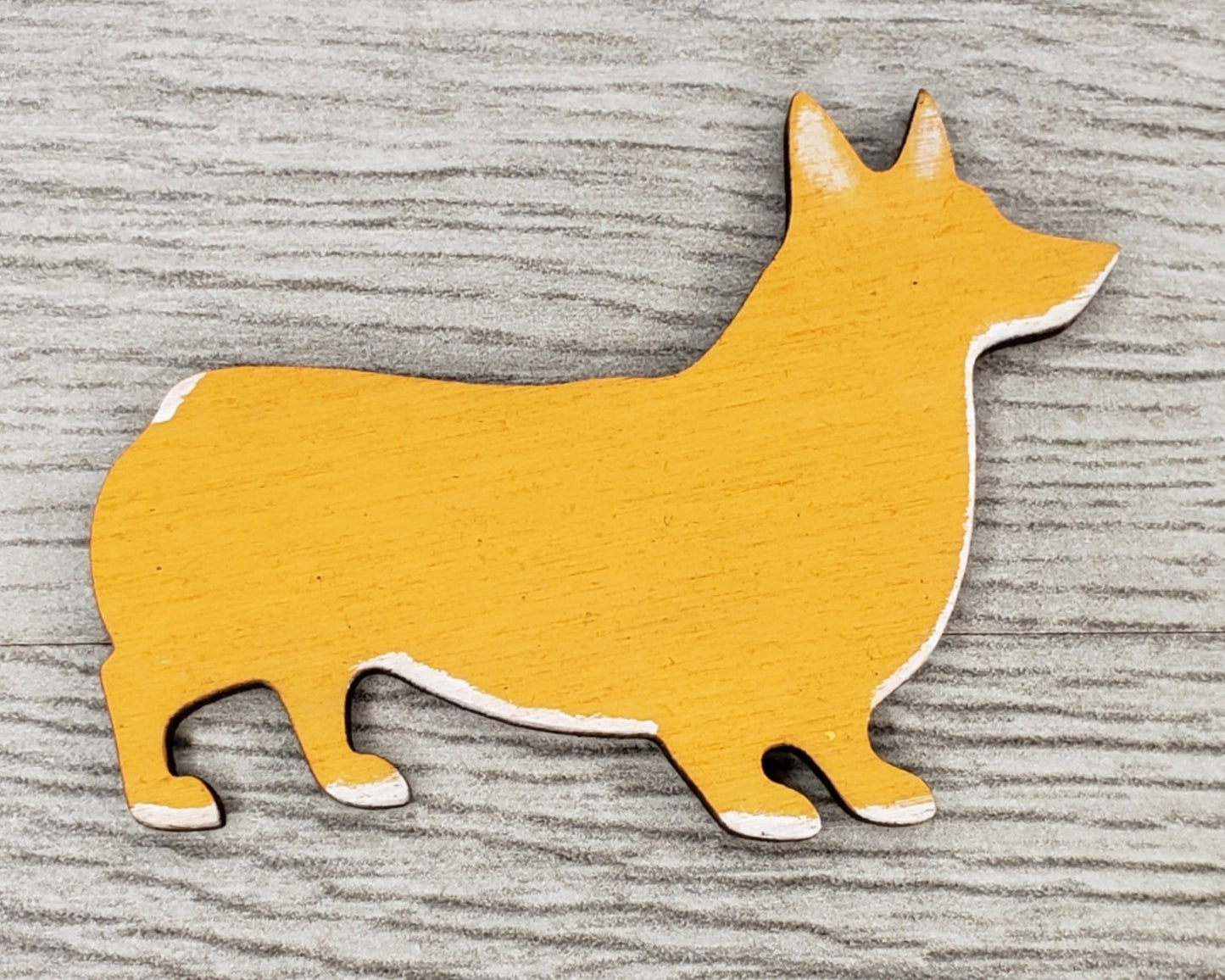 Corgi Dog wood blank cutouts Paint yourself Paint kit DIY Mans best friend #1325 - Multiple Sizes Available - Unfinished Cutout Shapes