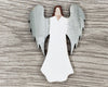 Angel Blank heaven Look over me religion #1124 - Multiple Sizes Available - Unfinished Wood Cutout Shapes