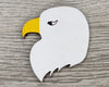 Eagle Head cutout wood blanks american eagle DIY paint kit #1418 - Multiple Sizes Available - Unfinished Cutout Shapes