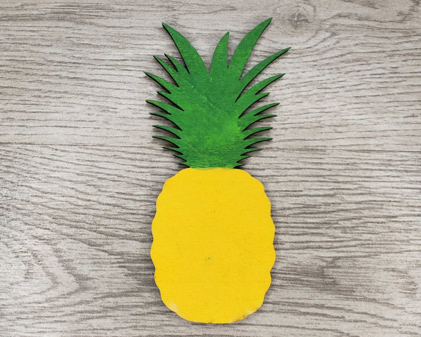 Pineapple wood cutout Hawaii Food cutout kitchen decor DIY Paint kit #1850 - Multiple Sizes Available - Unfinished Wood Cutouts Shapes