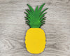 Pineapple wood cutout Hawaii Food cutout kitchen decor DIY Paint kit #1850 - Multiple Sizes Available - Unfinished Wood Cutouts Shapes