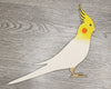 Cockatiel Bird cutouts wood blanks DIY paint kit Birds animal cutouts #1345 - Multiple Sizes Available - Unfinished Cutout Shapes