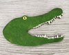 Crocodile Head cutout wood blank cutouts DIY paint animal cutouts zoo animals #1394 - Multiple Sizes Available - Unfinished Cutout Shapes