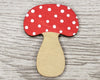 Mushroom Food Cutout Kitchen Decor DIY Paint kit #1770 - Multiple Sizes Available - Unfinished Wood Cutout Shapes