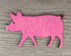 Pig wood shape wood cutouts farm animals animal cutouts DIY #1849 - Multiple Sizes Available - Unfinished Wood Cutout Shapes