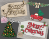 Merry Christmas Tag | Christmas Crafts | Holiday Crafts | DIY Craft Kits | Paint Party Supplies | #3921
