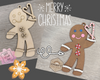 Gingerbread Christmas Ornament Holiday Ornament Holiday DIY Craft Kit Paint kit #3941
