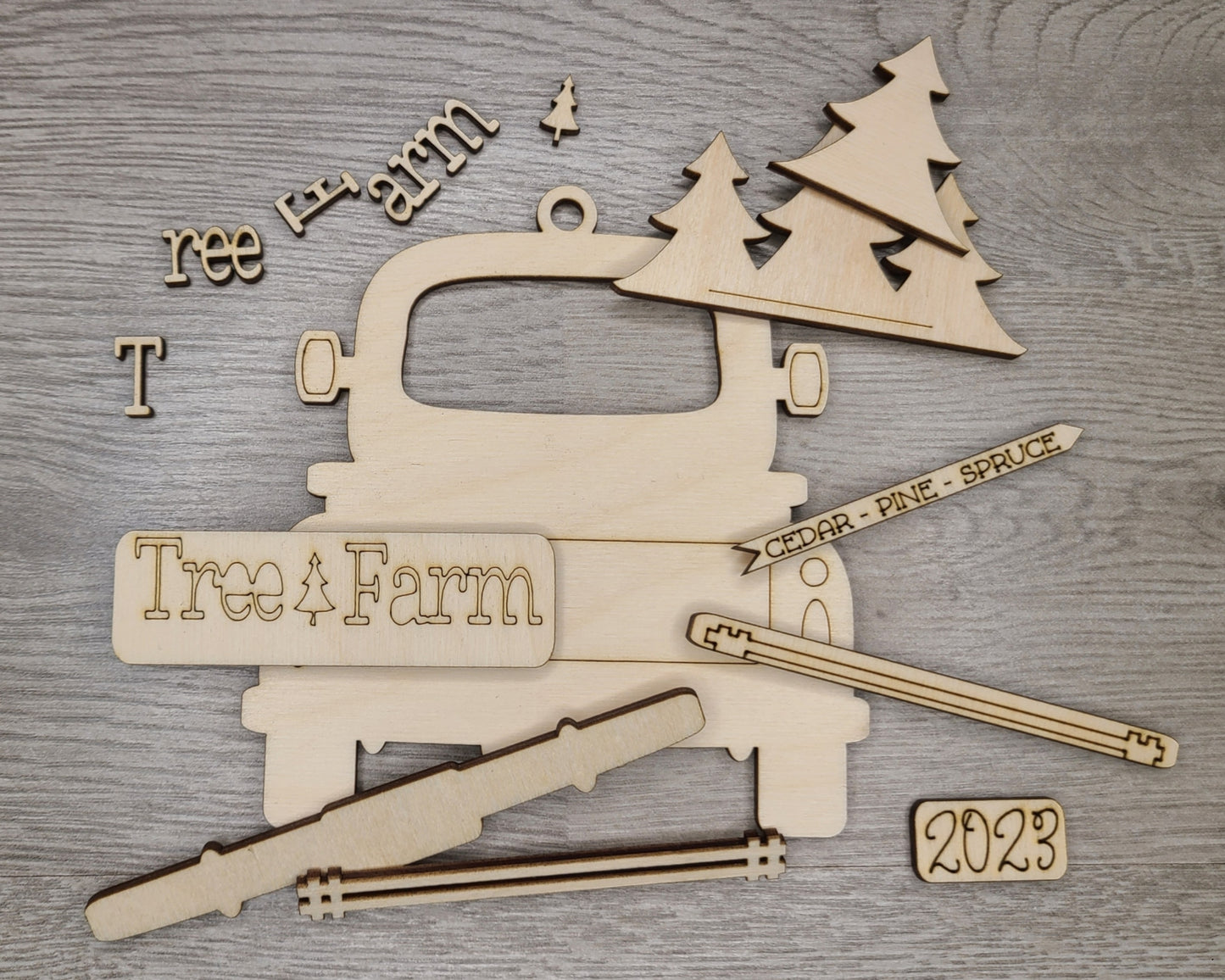 Tree Farm Truck Ornament | #3879