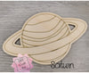 Saturn Cutout | Space | Outer Space | Kids Crafts | Wood Shape Cutout | #2234 - Multiple Sizes Available - Unfinished Wood Cutout Shapes