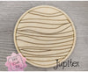 Jupiter Cutout | Space | Outer Space | Kids Crafts | Wood Shape Cutout | #2227 - Multiple Sizes Available - Unfinished Wood Cutout Shapes