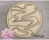 Venus Cutout | Space | Outer Space | Kids Crafts | Wood Shape Cutout | #2238 - Multiple Sizes Available - Unfinished Wood Cutout Shapes