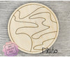 Pluto Cutout | Space | Outer Space | Kids Crafts | Wood Shape Cutout | #2232 - Multiple Sizes Available - Unfinished Wood Cutout Shapes