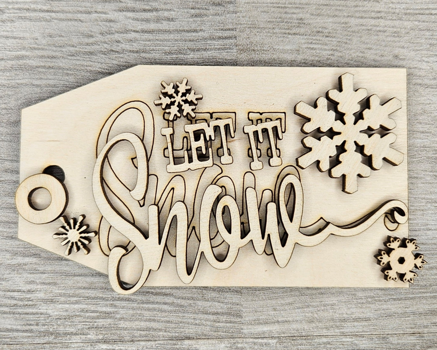 Let it Snow Tag | #3918