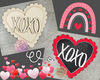 XOXO Heart | Valentine's Day Crafts | DIY Craft Kit | Feb 14th | DIY Crafts Kits | #3990 Multiple Sizes Available - Unfinished Wood Cutout Shapes