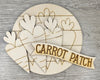 Carrot Patch Sign | Easter Bunny | Spring Crafts | Easter Crafts | Springtime | DIY Craft Kits | Paint Party Supplies | #4090