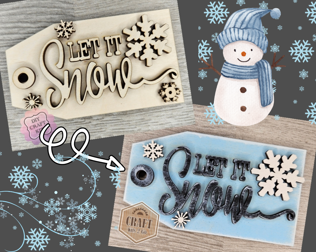 Let it Snow Tag | #3918