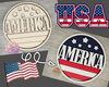 **SHOW OVERSTOCK SALE** 4 inch America Round  #2260