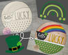 Lucky Sign | St. Patrick's Day Sign | St. Patrick's Day Crafts | DIY Craft Kits | Paint Party Supplies | #3734