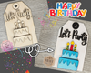 Lets Party Tag | Celebration | Birthday Party | DIY Craft Kits | Paint Party Supplies | Birthday Decorations | #4026