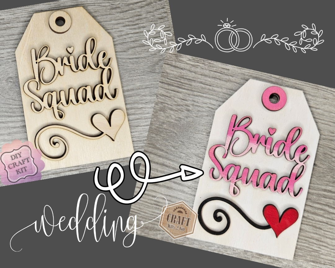 Bride Squad Tag | #4023