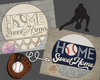 Baseball Welcome Sign | Sports Signs | Home Sweet Home | Crafts | DIY Craft Kits | Paint Party Supplies | #4073