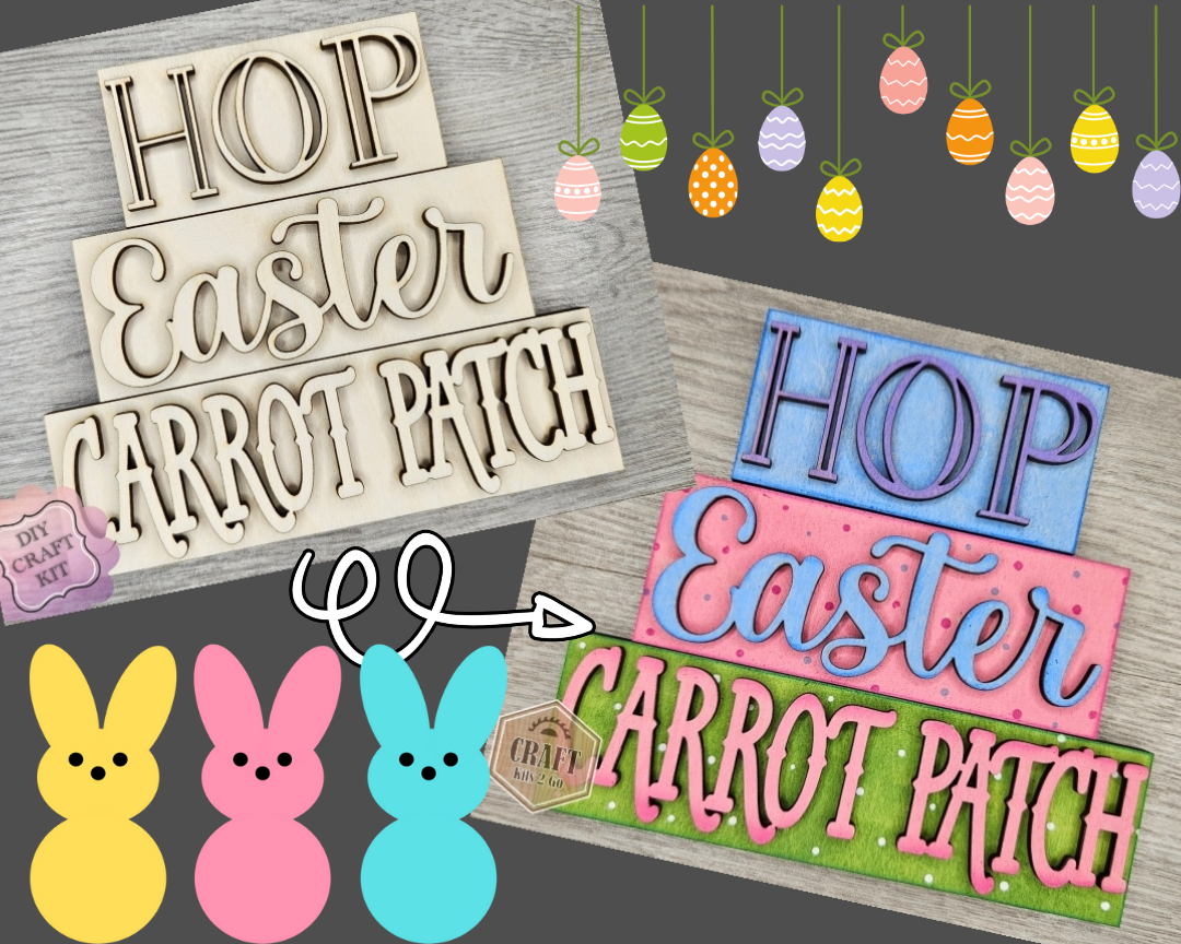 Easter Wood Block | #4091