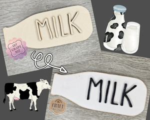 Farm Decor | Dairy Farm | Farm Crafts | Farm Kitchen | DIY Craft Kits | Paint Party Supplies | #2277