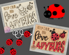 Lady Bug Decor | Summer Decor | Summer Crafts | DIY Craft Kits | Paint Party Supplies | #2839