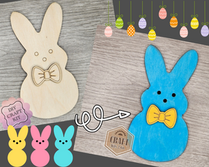 Easter Bunny | Easter Decor | Easter Crafts | DIY Craft Kits | Paint Party Supplies | #2535