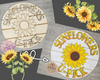 Sunflower Sign | Sunflower Welcome | Summer Crafts | DIY Craft Kits | Paint Party Supplies | #2587