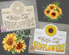 Fresh Cut Sunflowers | Sunflower Sign | Summer Crafts | DIY Craft Kits | Paint Party Supplies | #2586