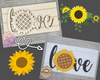 Sunflower Love | Sunflower Sign | Summer Crafts | DIY Craft Kits | Paint Party Supplies | #2273